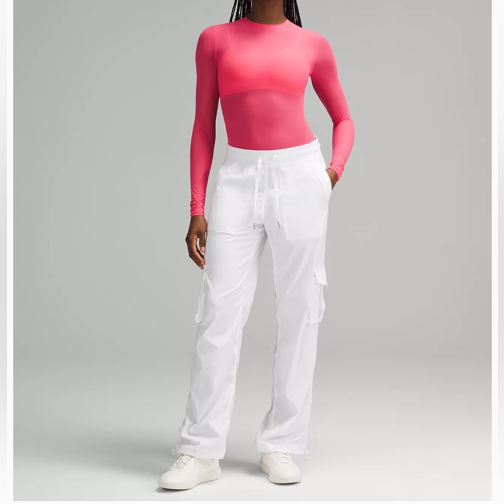 Lululemon Nulu Mesh Crewneck Bodysuit